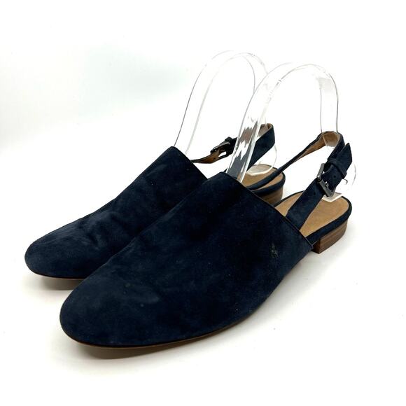 Madewell the Callie Slipper Suede Slingback Mule Women's 8.5 US - Picture 1 of 9